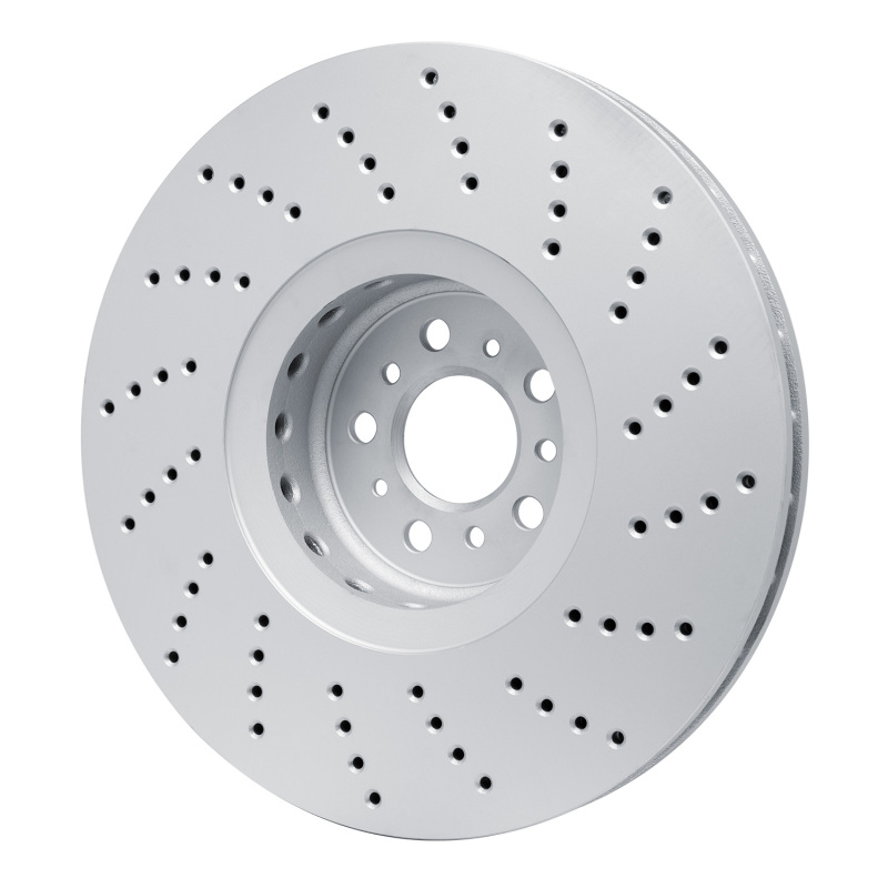 BMW X3 Brake Rotor (1) - Left Front - R1 Concepts - GeoSPEC Coated Rotor - Drilled - `20-`25